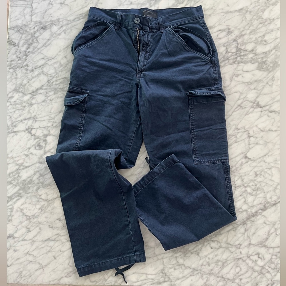 ASOS DESIGN - Utility Cargo Pants in Navy - US 6